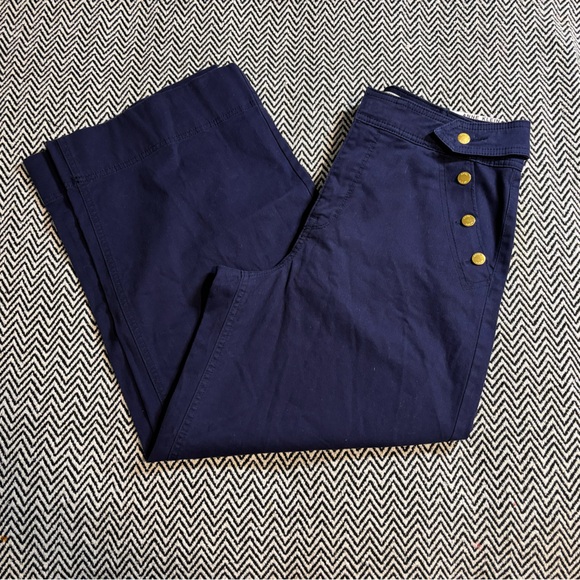 Anne Klein Wide Leg Pants in Blue | Sz 6 | NWT - Picture 11 of 11